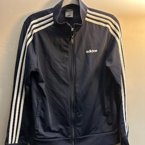 Adidas Boys Midweight Track Jacket Size: large - Picture 2 of 5